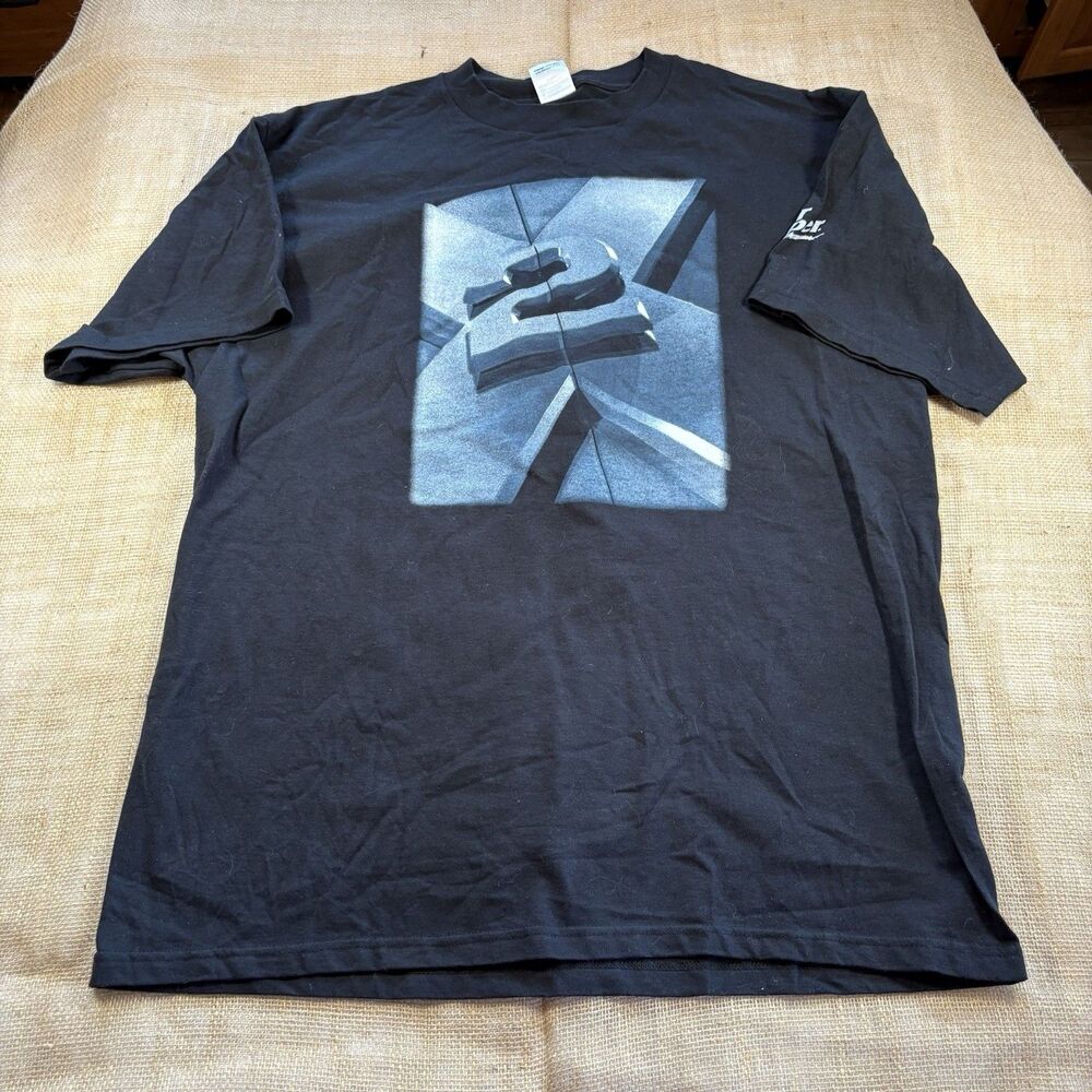 Vintage X-Men X2 Movie Dr Pepper Promo Black Shirt XL Delta Pro Weight 2003